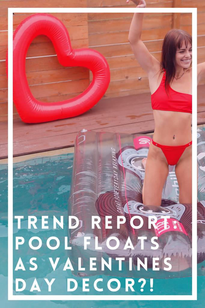 Trend Report: Heart Pool Floats as Valentines Day Decor